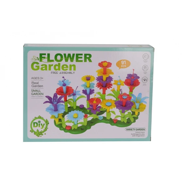 LY004A 91 PCS GÜZEL BAHÇE ÇİÇEK SETİ ürün görseli 1
