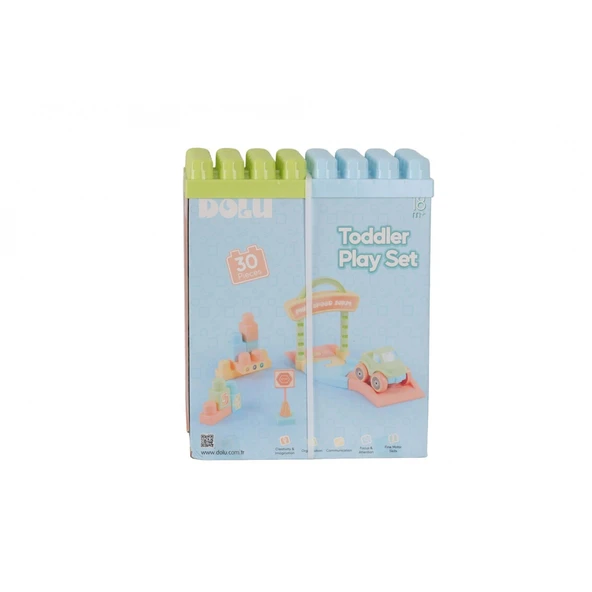 5218 OYUNCAK YOL VE BLOK SET 30 PCS - Resim 2