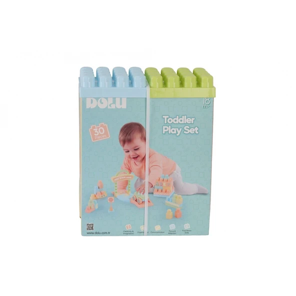 5218 OYUNCAK YOL VE BLOK SET 30 PCS ürün görseli 1