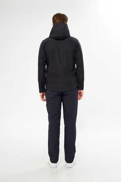 Orange Safety Softshell Gri Mont Ceket - Resim 7
