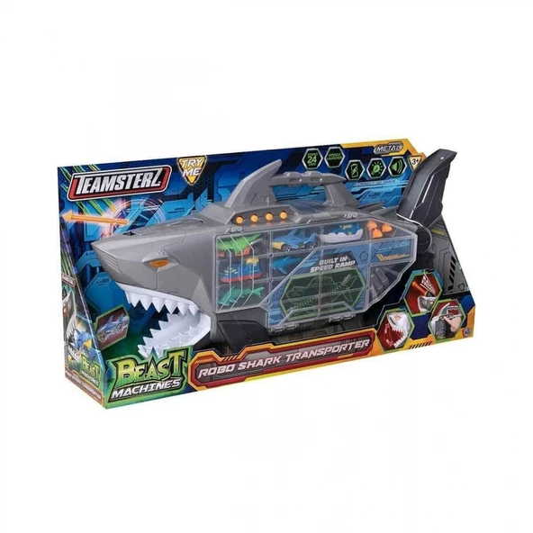 74461 Teamsterz Beast Machines Robo Shark Çantalı Transporter -Sunman ürün görseli 1