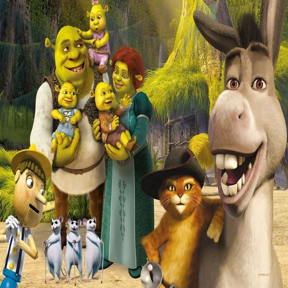 SH 113 SHREK PUZZLE 200 PRÇ - Resim 2