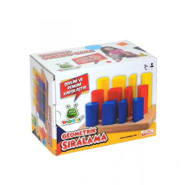 075KR WOODOY GEOMETRİK ŞEKİLLİ SIRALAMA ürün görseli 1