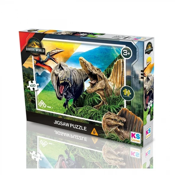 JW 714 JURRASIC WORLD REBİRTH PUZZLE 100 PRÇ ürün görseli 1