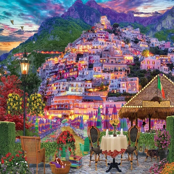 20772 PUZZLE 1000 AMALFİ COAST - Resim 2
