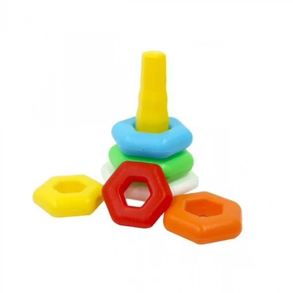 AE-1511 KİKİ FİLELİ ALTIGEN HALKALAR - Resim 3