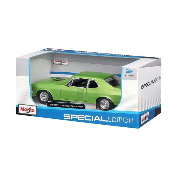 MAY 31262 1:24 Maisto Chevrolet Nova Ss 1970 Model Araba -Necotoys ürün görseli 1