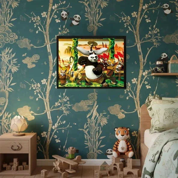 KP 113 KUNG FU PANDA PUZZLE 200 PRÇ - Resim 3