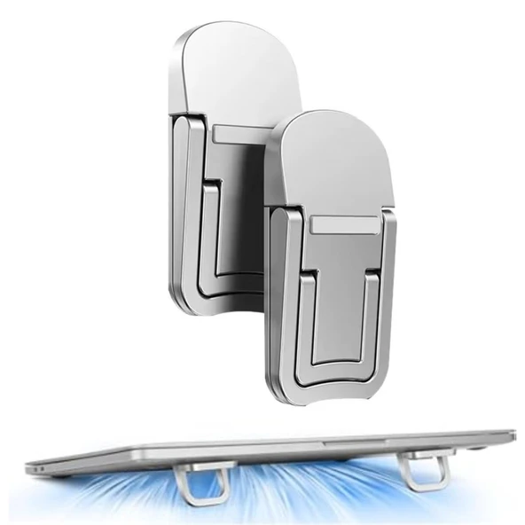 1 Çift Yapışkanlı Katlanabilir Laptop Standı – Mini Notebook Yükseltici, Taşınabilir Kaymaz Laptop Ayağı (5224) ürün görseli 1