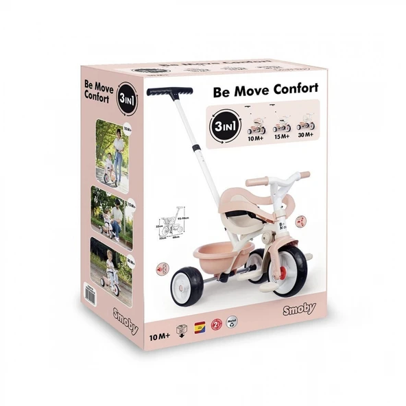 7600740419 Be Move Comfort Tricycle Pink - Resim 6