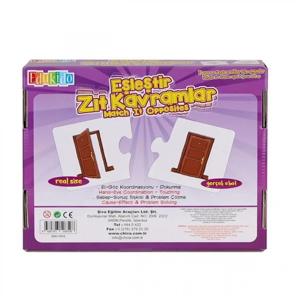 EDU-1012 Eşleştir Zıt Kavramlar -Chiva - Resim 2