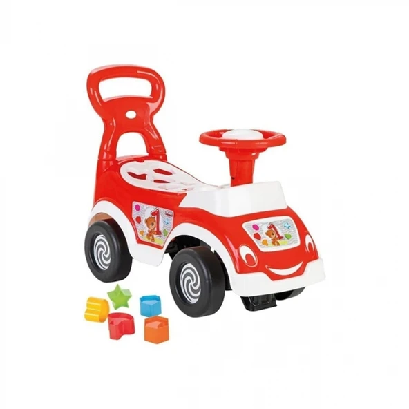 07 828K SMART BABY RIDE ON CAR (KIRMIZI) ürün görseli 1