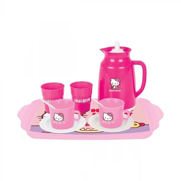 0626 HELLO KITTY ÇAY SETİ - Resim 2