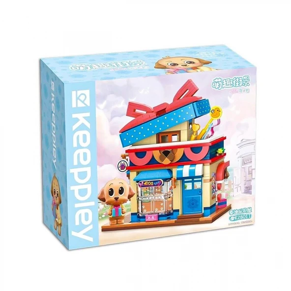 KP28011 Keeppley Lovely Street - Poodle Toy Store 374 Parça Yapım Seti ürün görseli 1