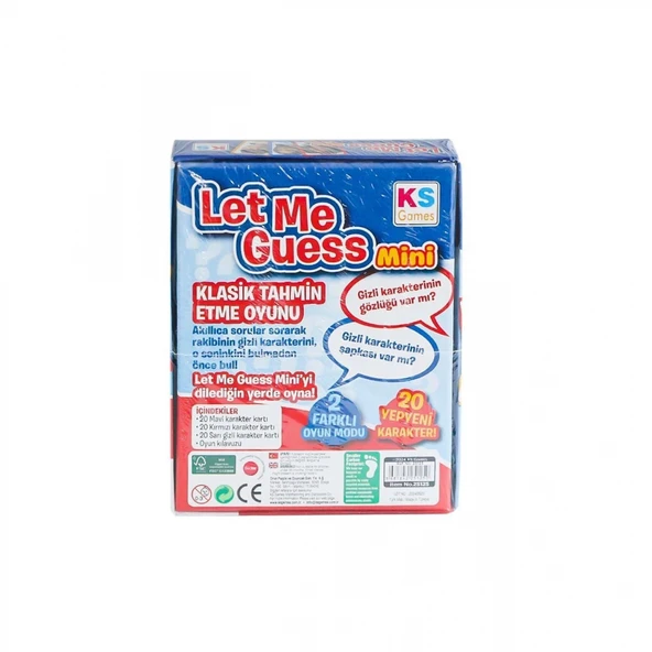 25125 Let Me Guess Mini -KS Games - Resim 2