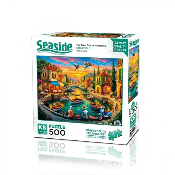 20089 PUZZLE 500 THE SİLENT TALE OF FİSHERMAN ürün görseli 1