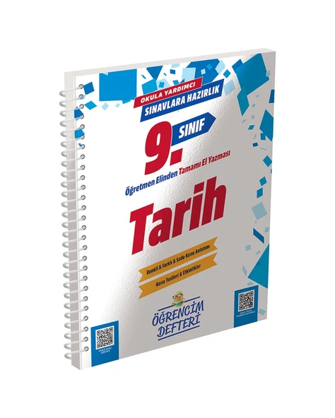 9.Sınıf Tarih Öğrencim Defteri Murat Eğitim Yayınları ürün görseli 1