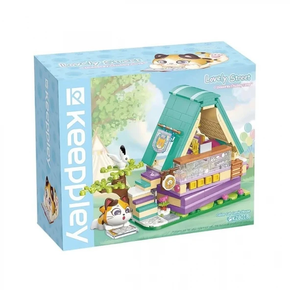 KP28018 Keeppley Lovely Street - Calico Cat Comic House 324 Parça Yapım Seti ürün görseli 1