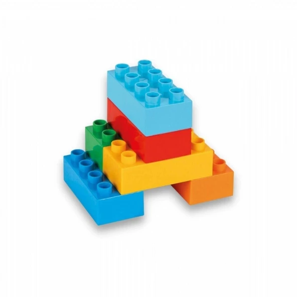03 555 MAKRO 6 RENKLİ TUĞLA BLOKLAR ürün görseli 1