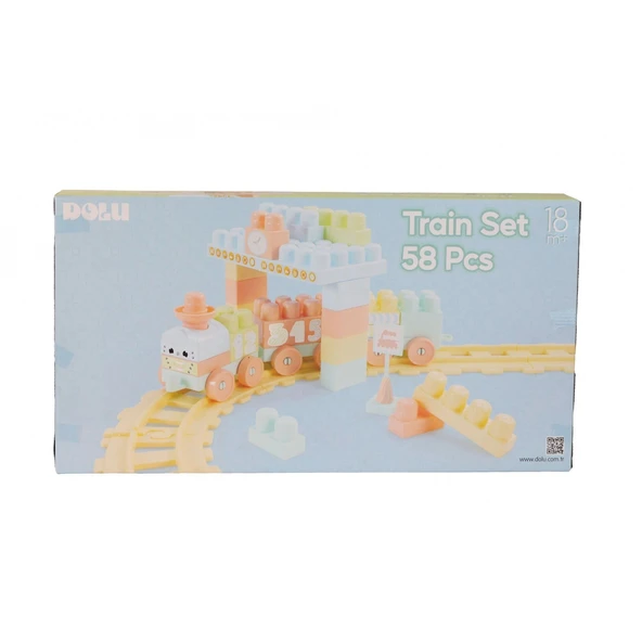 5221 OYUNCAK TREN SET 58 PARÇA - Resim 2