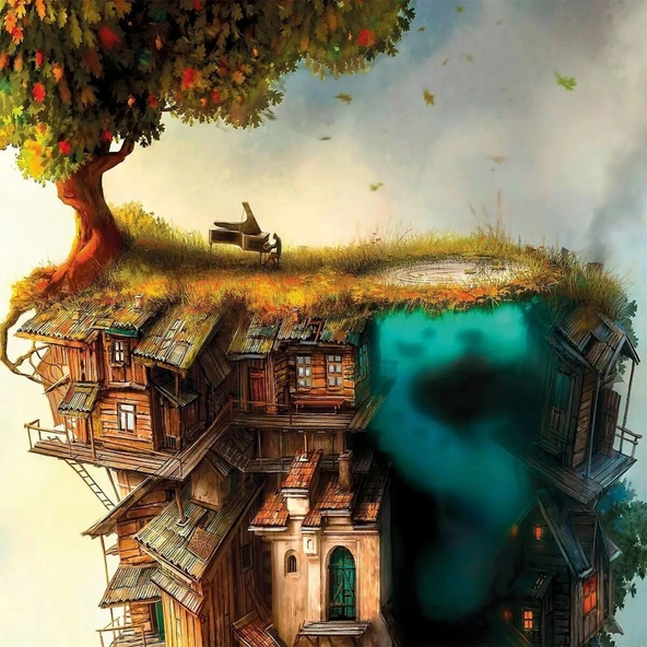 20777 PUZZLE 1000 PLANİST ON THE ROOFTOP - Resim 2