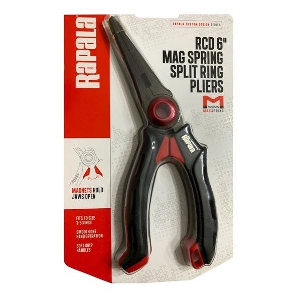Rapala Rcd 6'' Mag Spring Split Ring Pliers Balıkçı Pensesi 18cm - Resim 2