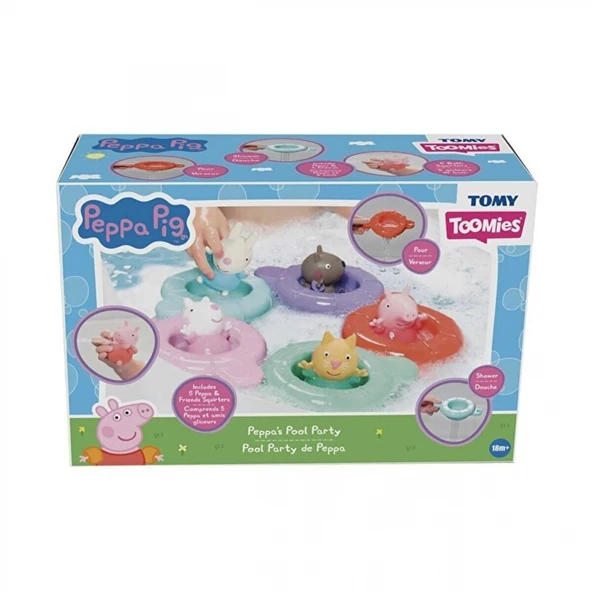TPR73549 Tomy - Peppa Havuz Partisi - Resim 7