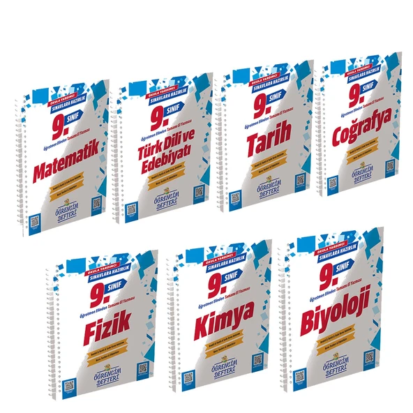Murat Eğitim 9.Sınıf Öğrencim Defteri Seti 7 Kitap ürün görseli 1