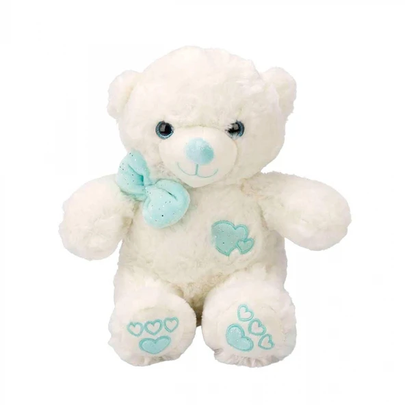 3186 Papyonlu Peluş Ayı 30 cm -Sunman ürün görseli 1