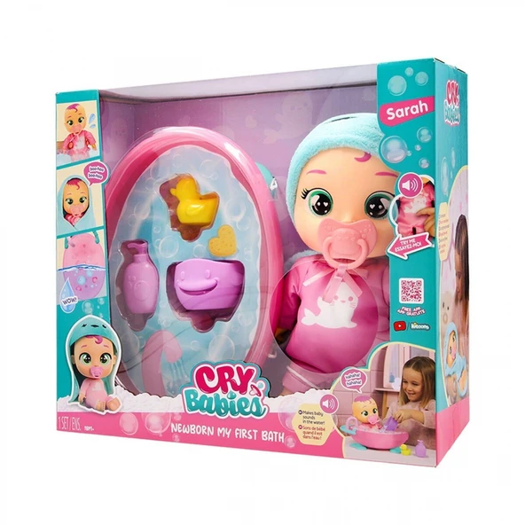 CYB71000 Cry Babies İlk Banyo Sarah - Resim 8