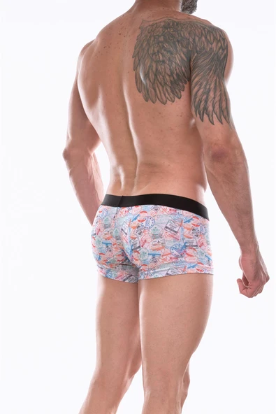 Don Moris Erkek Desenli Boxer - Resim 4