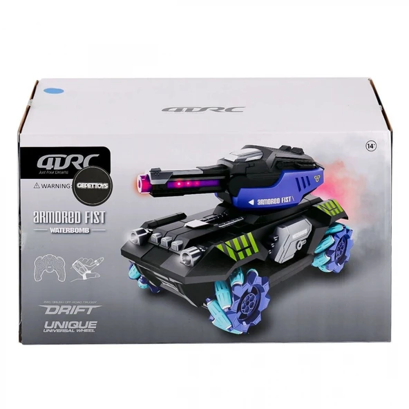 4D-Y11 Kumandalı Sesli Işıklı Drift Tank ürün görseli 1