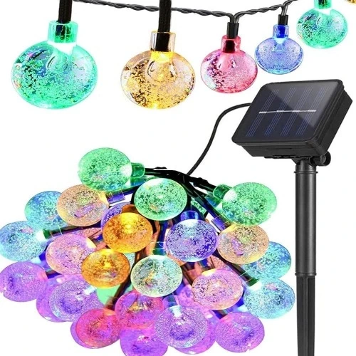7m 50 Led Rgb Solar - Resim 5
