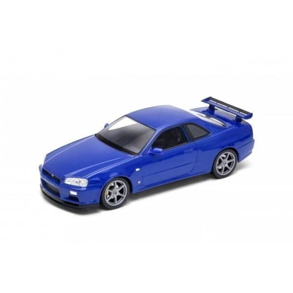 24108 WELLY 1 24 NISSAN SKYLINE GT-R R34 ürün görseli 1