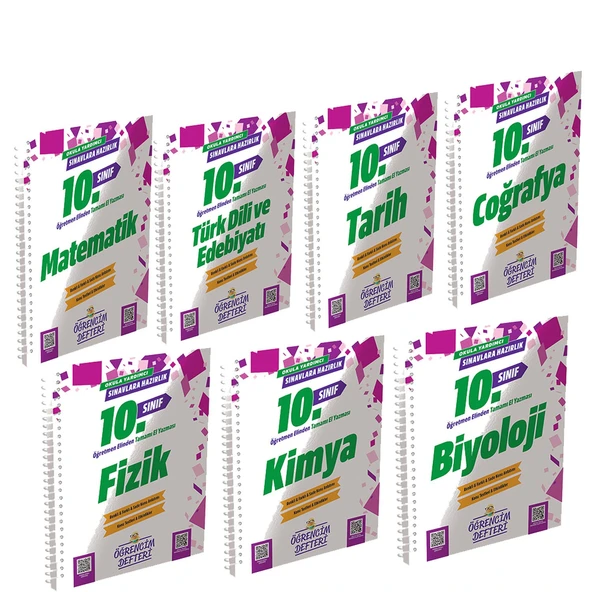 Murat Eğitim Yayınları 10.Sınıf Öğrencim Defteri Seti 7 Kitap ürün görseli 1