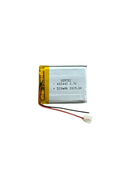 403443 3.7V 520 MAh Li-Polymer Pil (Devreli/1.5A) ürün görseli 1