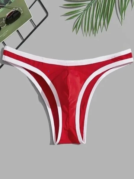 Erkek Biyeli Kırmızı Brazillian Slip ürün görseli 1