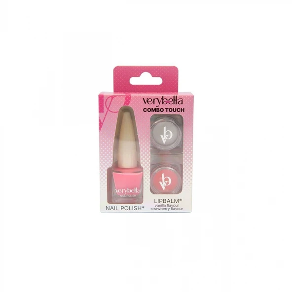 VRB37000 Very Bella - Bakım Seti (2 farklı renk ve aromalı lip gloss+oje) ürün görseli 1