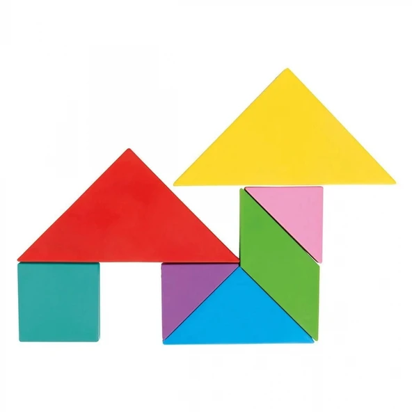 03 569 Ahşap Manyetik Tangram -Pilsan - Resim 5