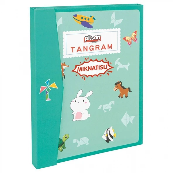 03 569 Ahşap Manyetik Tangram -Pilsan ürün görseli 1