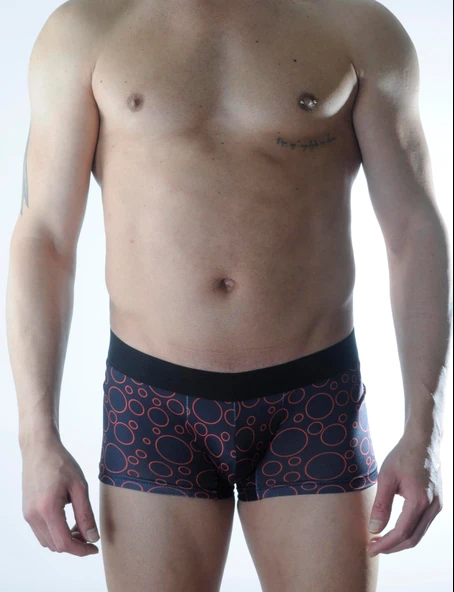 Erkek Daire Desenli Boxer - Resim 2