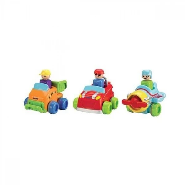 1012 Tomy Toomies Renkli Araçlar +12 ay ürün görseli 1