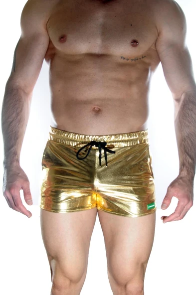 Erkek Gold Lame Short ürün görseli 1