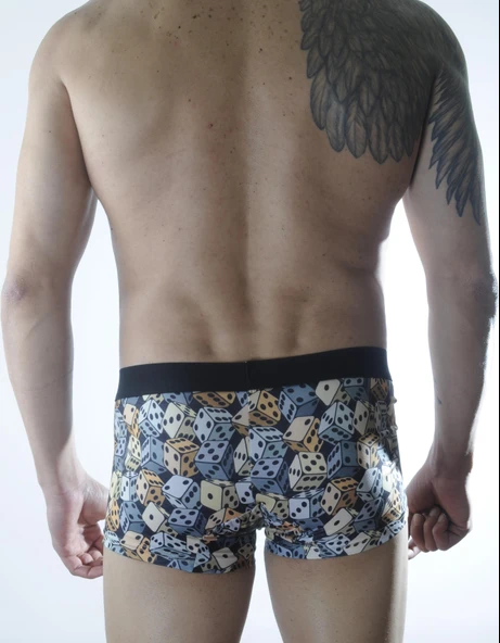 Erkek Zar Desenli Boxer - Resim 3