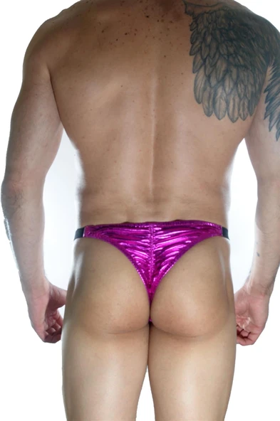 Erkek Arkası Fuşya Büzgülü Brazillian Slip ürün görseli 1