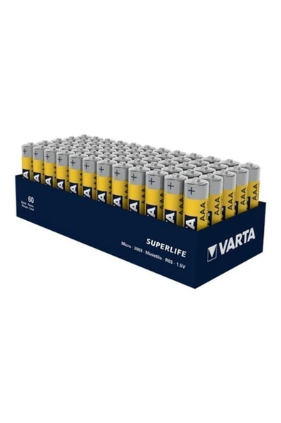 Superlıfe Çinko Aaa Ince Kalem Pil 60lı Paket ürün görseli 1