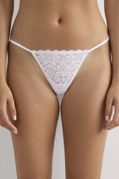 Transparan Dantel Tanga Külot V6500 ürün görseli 1