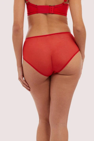Dantelli Şerit Detaylı String Külot V6200 - Resim 2