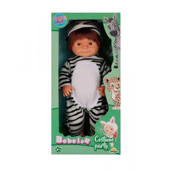40041 Bebelou Hayvan Kostümlü Bebek 40 cm ürün görseli 1