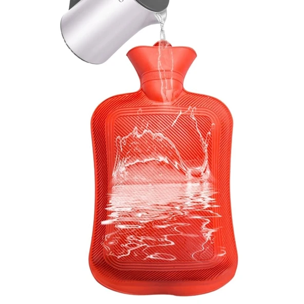 2 Litre Sıcak Su Torbası 1. Sınıf Kauçuk Malzeme - Resim 2